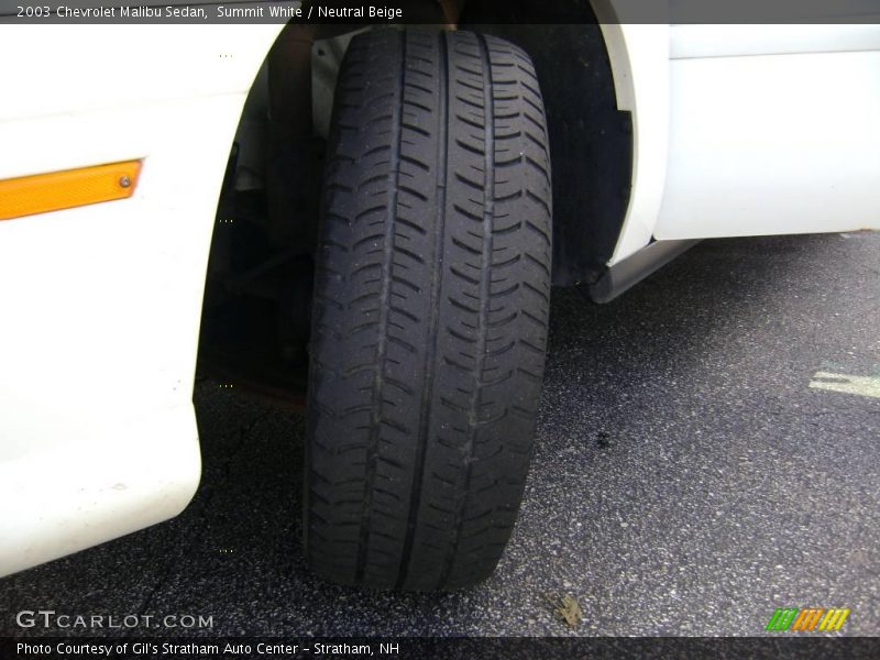 Summit White / Neutral Beige 2003 Chevrolet Malibu Sedan