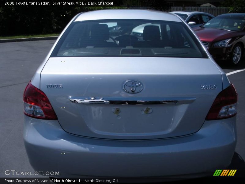 Silver Streak Mica / Dark Charcoal 2008 Toyota Yaris Sedan
