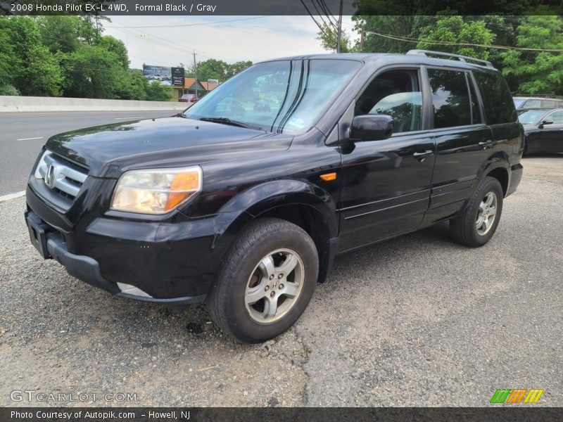 Formal Black / Gray 2008 Honda Pilot EX-L 4WD