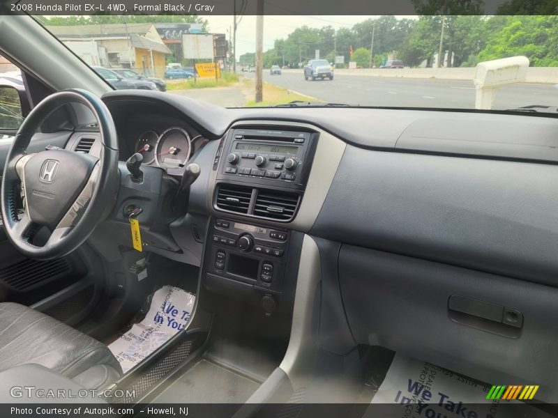 Formal Black / Gray 2008 Honda Pilot EX-L 4WD