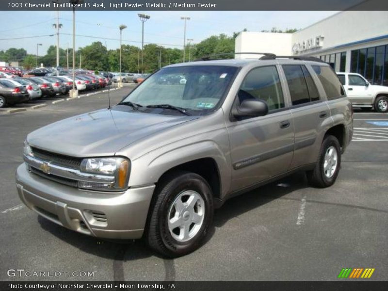 Light Pewter Metallic / Medium Pewter 2003 Chevrolet TrailBlazer LS 4x4