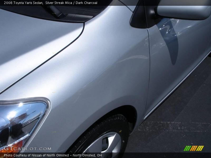 Silver Streak Mica / Dark Charcoal 2008 Toyota Yaris Sedan