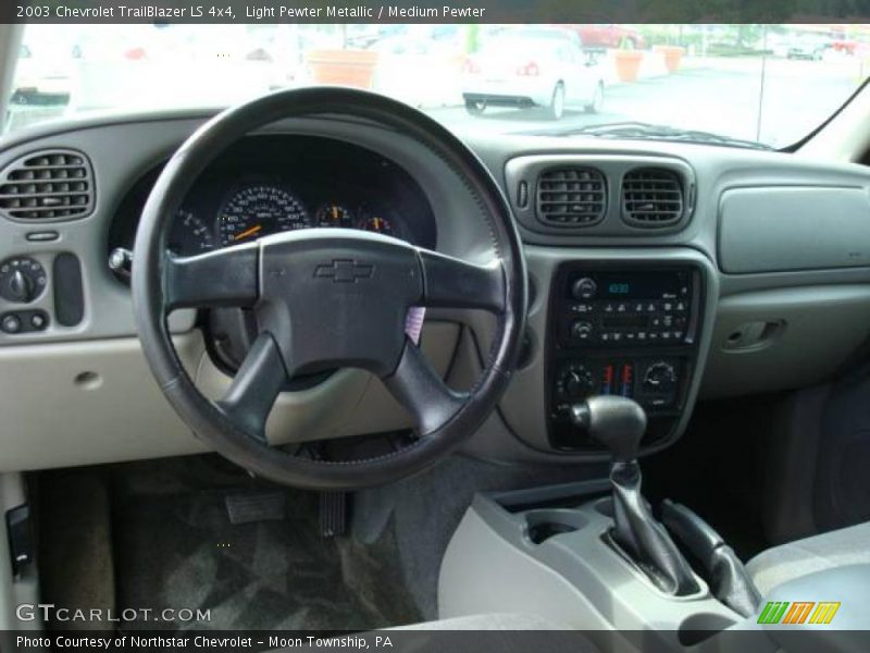 Light Pewter Metallic / Medium Pewter 2003 Chevrolet TrailBlazer LS 4x4