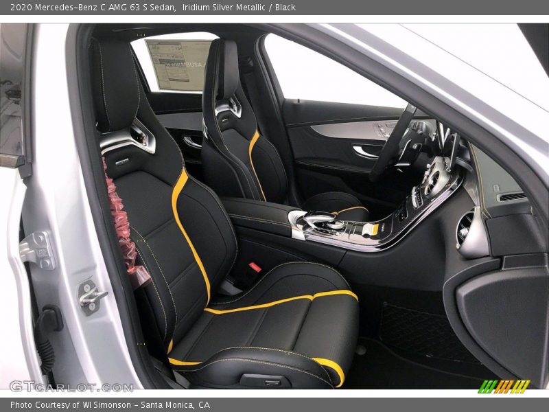 Front Seat of 2020 C AMG 63 S Sedan