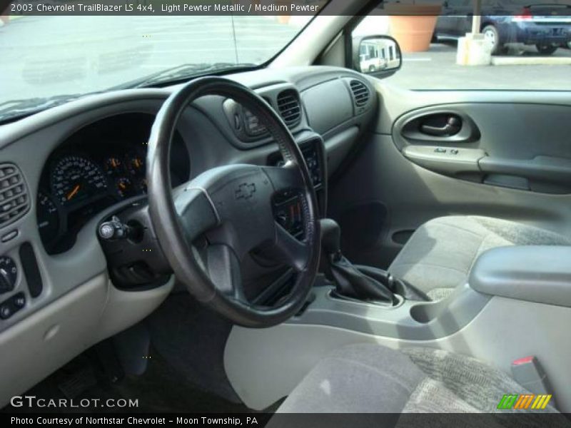 Light Pewter Metallic / Medium Pewter 2003 Chevrolet TrailBlazer LS 4x4