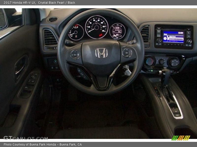 Crystal Black Pearl / Black 2017 Honda HR-V LX
