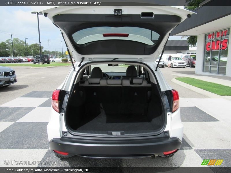 White Orchid Pearl / Gray 2018 Honda HR-V EX-L AWD