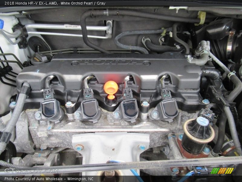 White Orchid Pearl / Gray 2018 Honda HR-V EX-L AWD