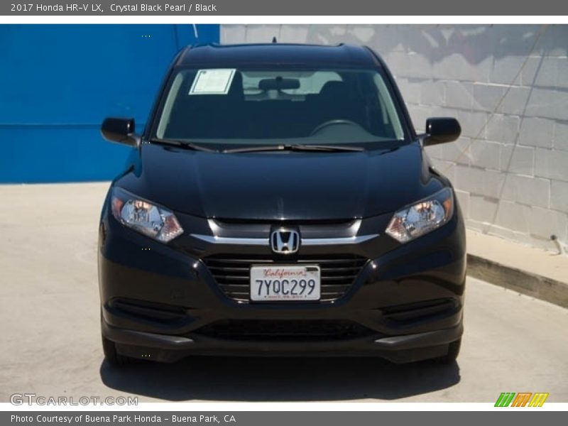 Crystal Black Pearl / Black 2017 Honda HR-V LX