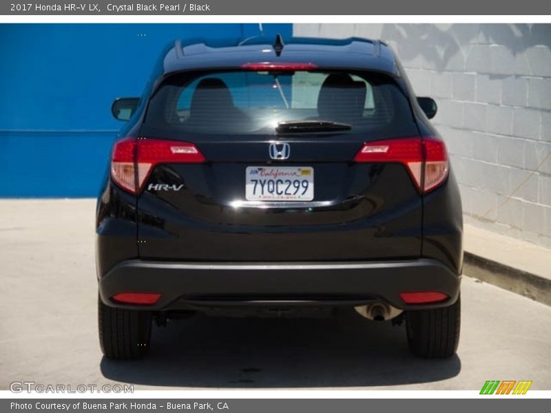 Crystal Black Pearl / Black 2017 Honda HR-V LX