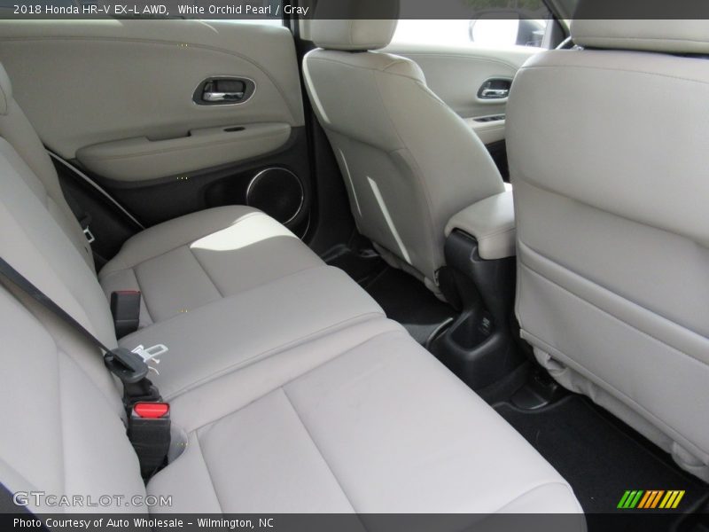 White Orchid Pearl / Gray 2018 Honda HR-V EX-L AWD