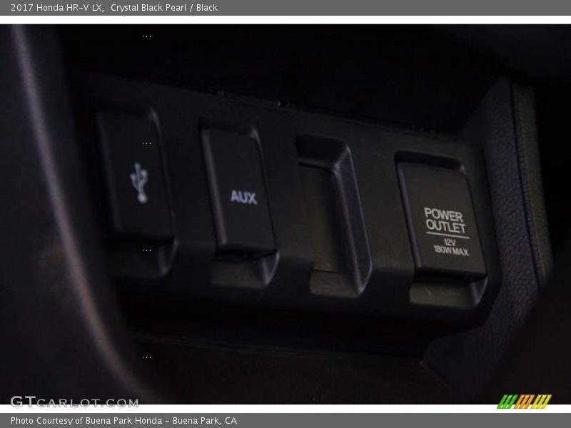Crystal Black Pearl / Black 2017 Honda HR-V LX