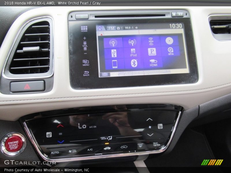 White Orchid Pearl / Gray 2018 Honda HR-V EX-L AWD