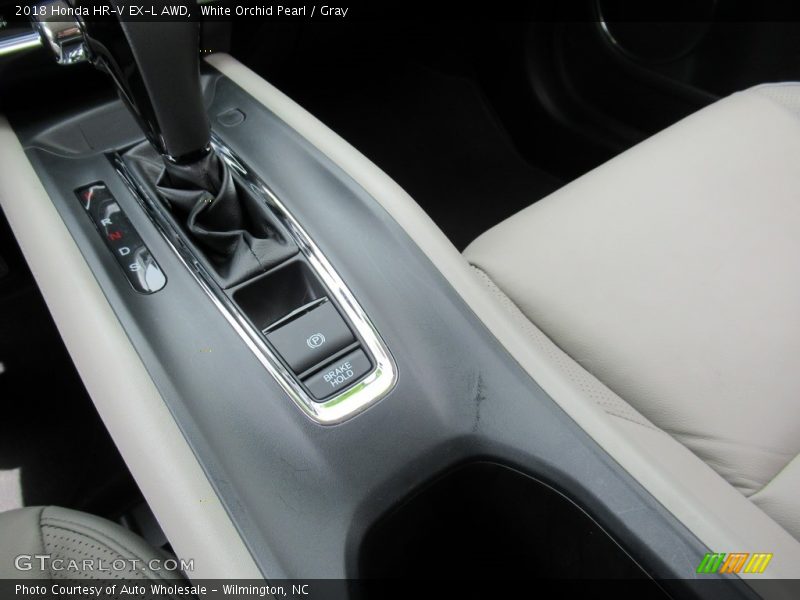 White Orchid Pearl / Gray 2018 Honda HR-V EX-L AWD