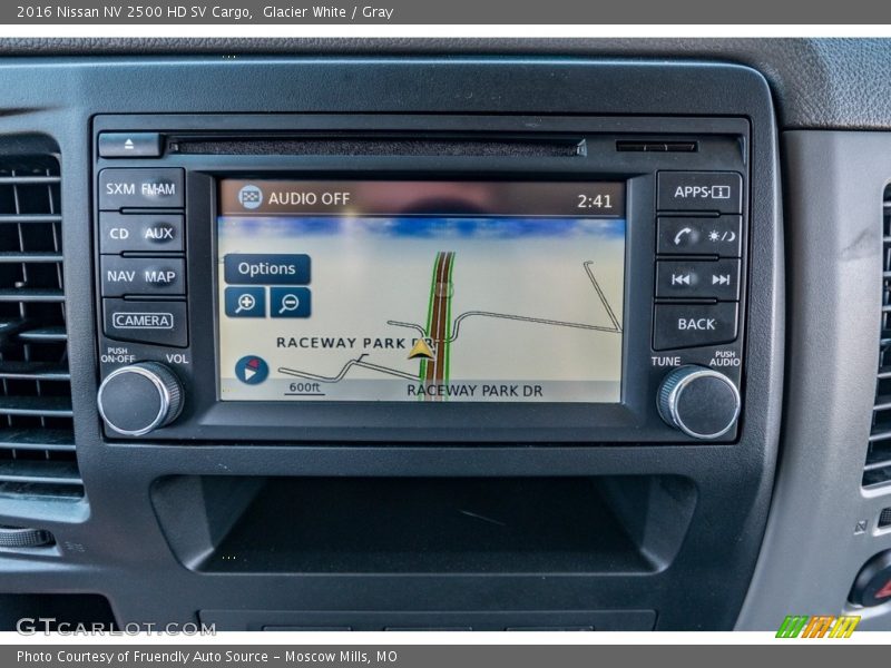 Navigation of 2016 NV 2500 HD SV Cargo