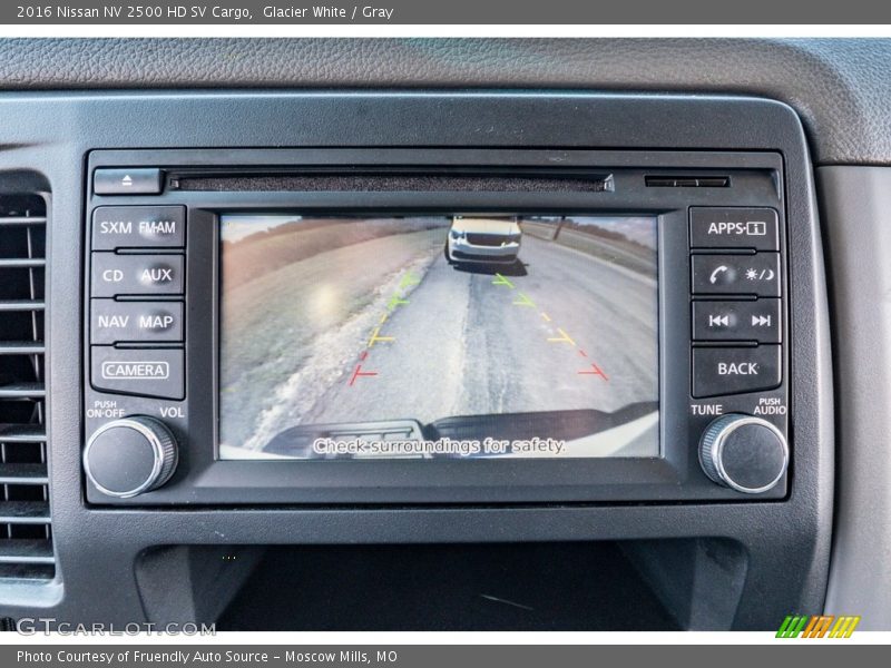 Controls of 2016 NV 2500 HD SV Cargo