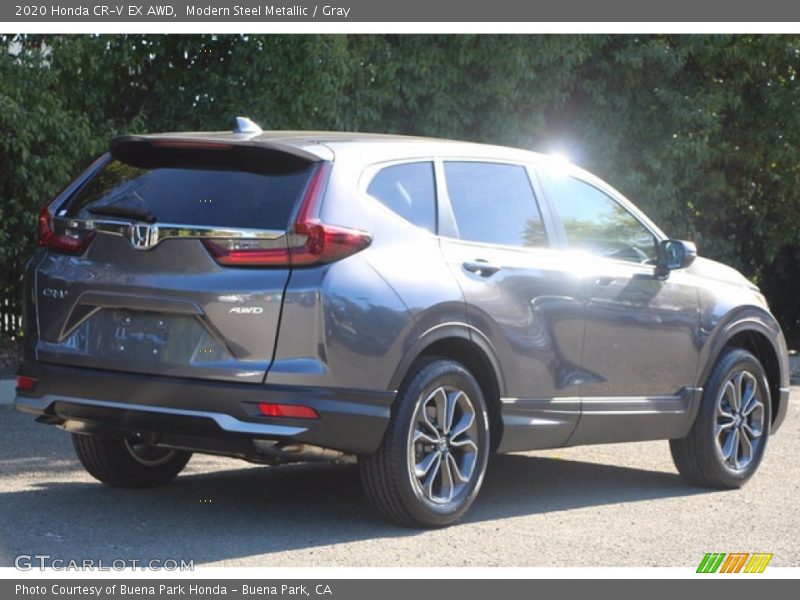 Modern Steel Metallic / Gray 2020 Honda CR-V EX AWD