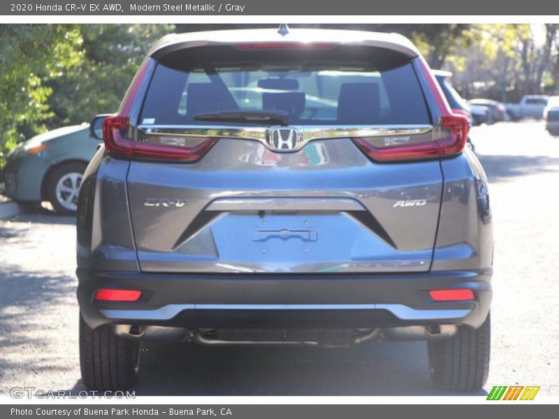 Modern Steel Metallic / Gray 2020 Honda CR-V EX AWD