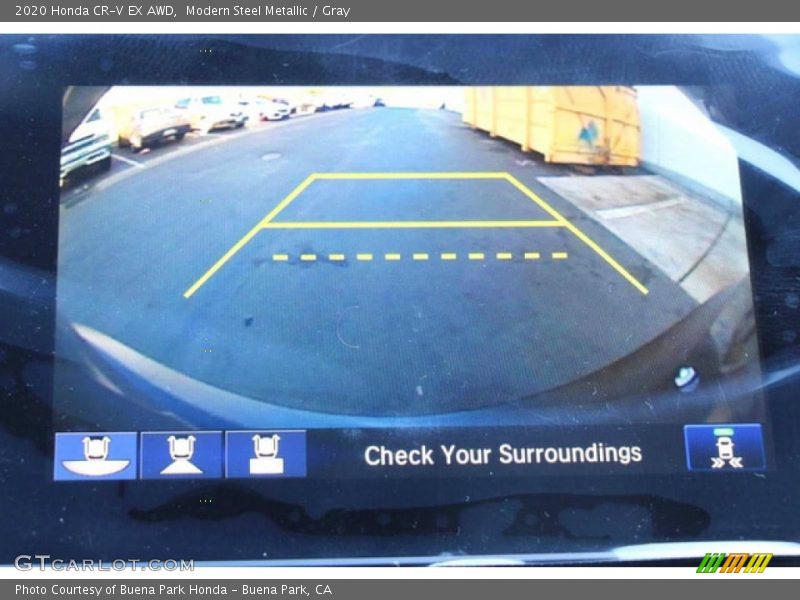 Modern Steel Metallic / Gray 2020 Honda CR-V EX AWD
