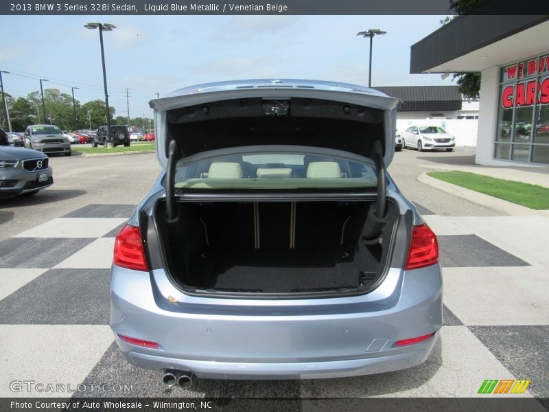 Liquid Blue Metallic / Venetian Beige 2013 BMW 3 Series 328i Sedan