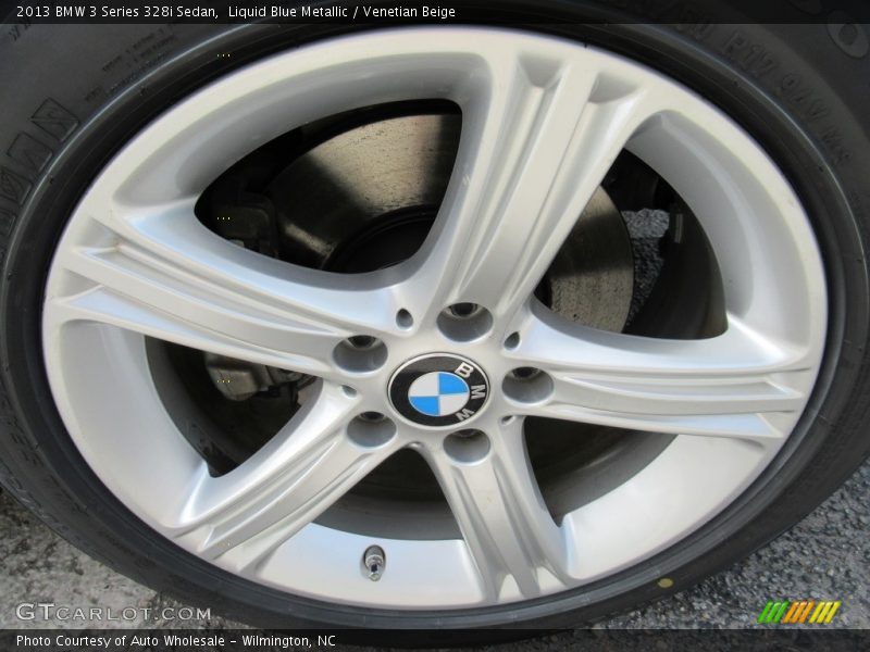 Liquid Blue Metallic / Venetian Beige 2013 BMW 3 Series 328i Sedan