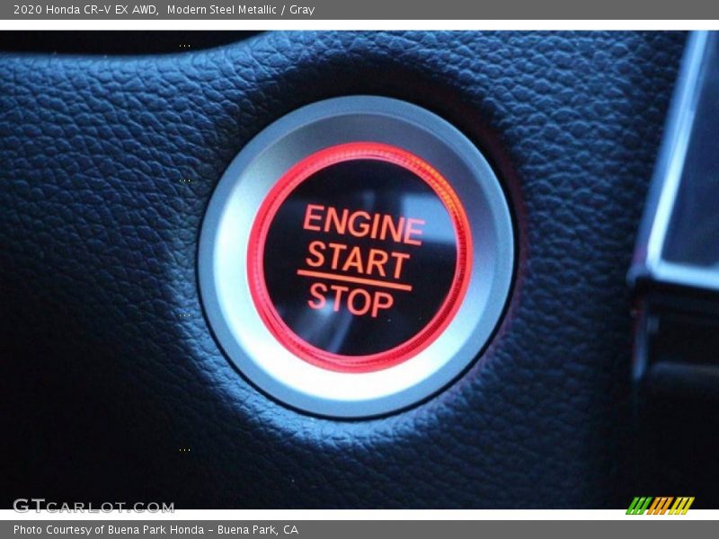 Modern Steel Metallic / Gray 2020 Honda CR-V EX AWD