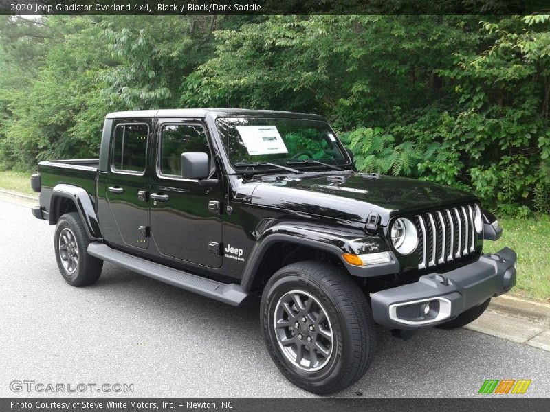 Black / Black/Dark Saddle 2020 Jeep Gladiator Overland 4x4