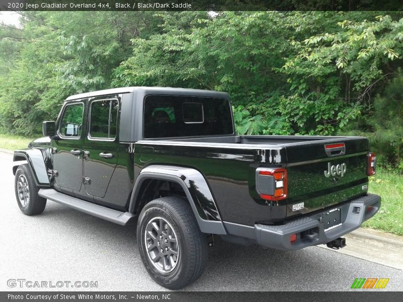 Black / Black/Dark Saddle 2020 Jeep Gladiator Overland 4x4