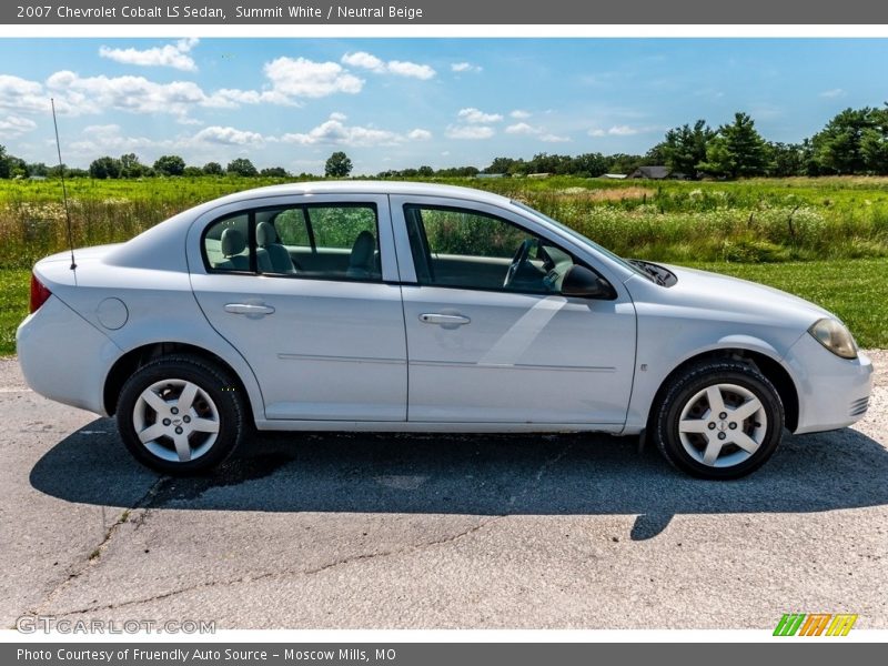 Summit White / Neutral Beige 2007 Chevrolet Cobalt LS Sedan