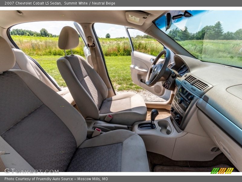 Summit White / Neutral Beige 2007 Chevrolet Cobalt LS Sedan