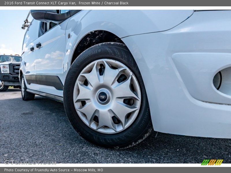 Frozen White / Charcoal Black 2016 Ford Transit Connect XLT Cargo Van