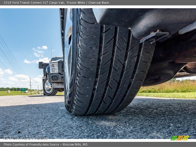 Frozen White / Charcoal Black 2016 Ford Transit Connect XLT Cargo Van