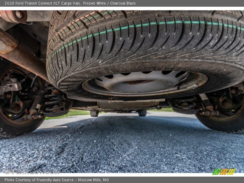 Frozen White / Charcoal Black 2016 Ford Transit Connect XLT Cargo Van