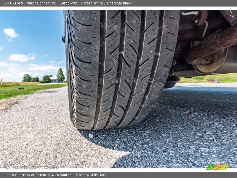 Frozen White / Charcoal Black 2016 Ford Transit Connect XLT Cargo Van