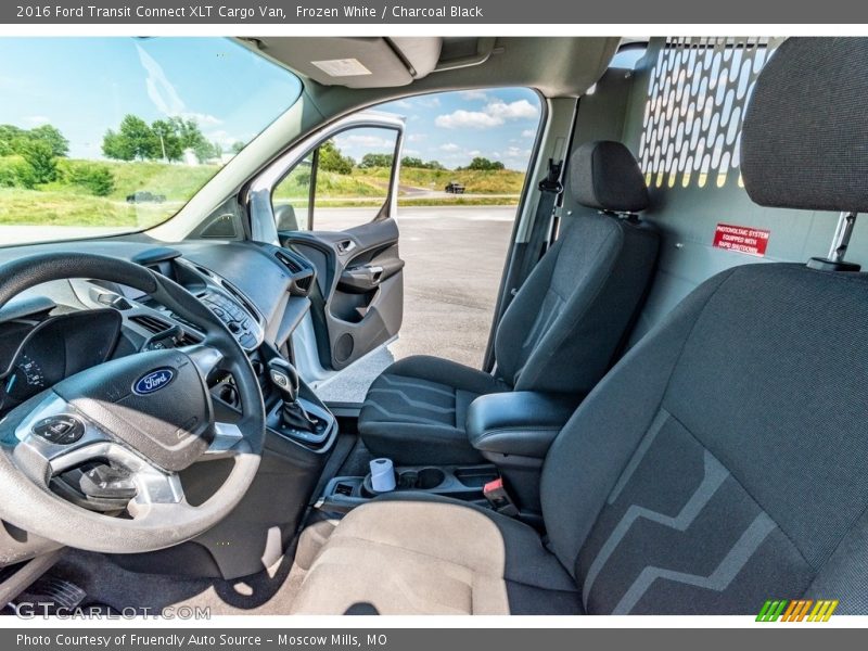 Frozen White / Charcoal Black 2016 Ford Transit Connect XLT Cargo Van