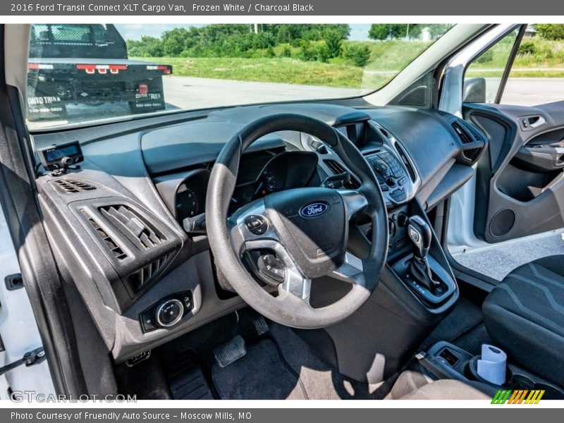 Frozen White / Charcoal Black 2016 Ford Transit Connect XLT Cargo Van