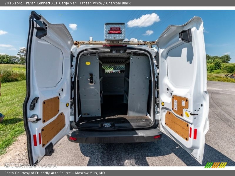 Frozen White / Charcoal Black 2016 Ford Transit Connect XLT Cargo Van