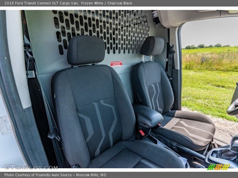 Frozen White / Charcoal Black 2016 Ford Transit Connect XLT Cargo Van