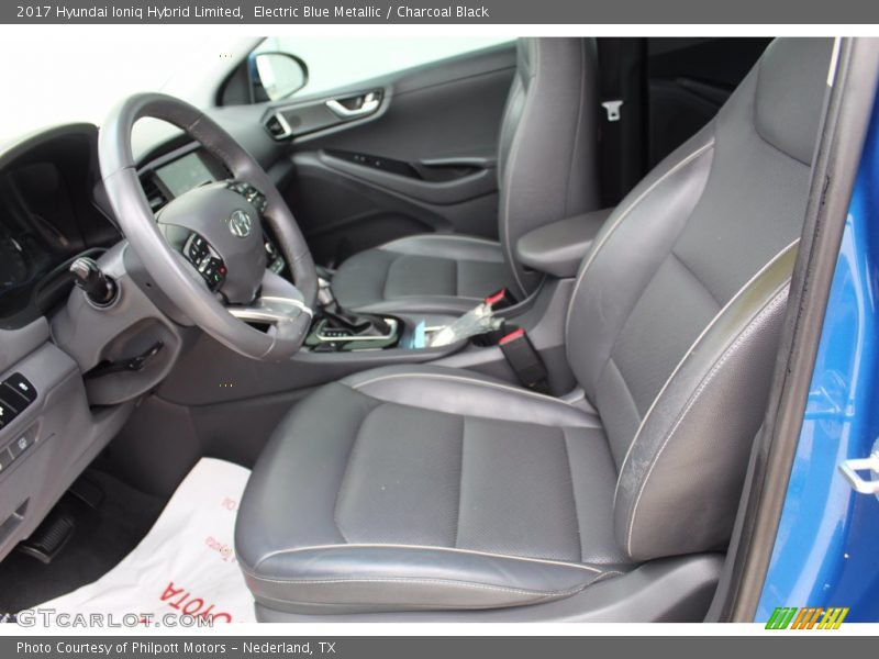 Front Seat of 2017 Ioniq Hybrid Limited