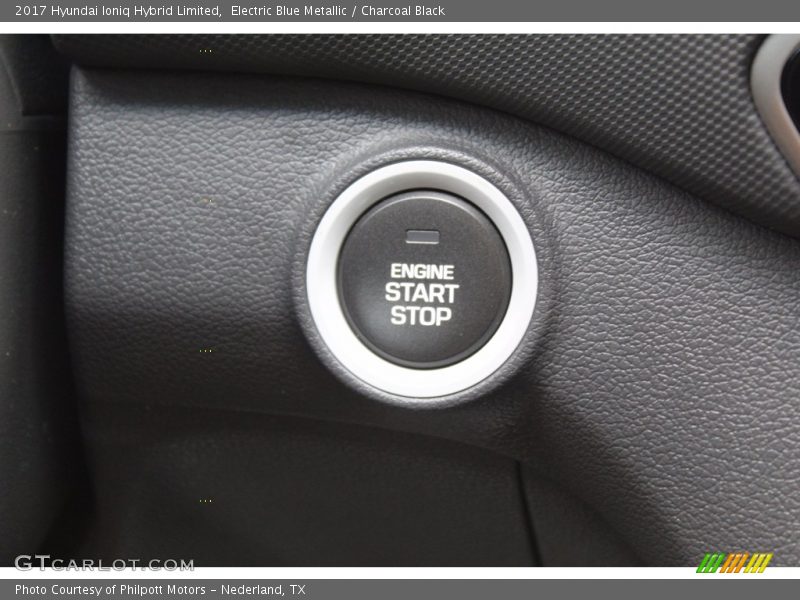 Controls of 2017 Ioniq Hybrid Limited