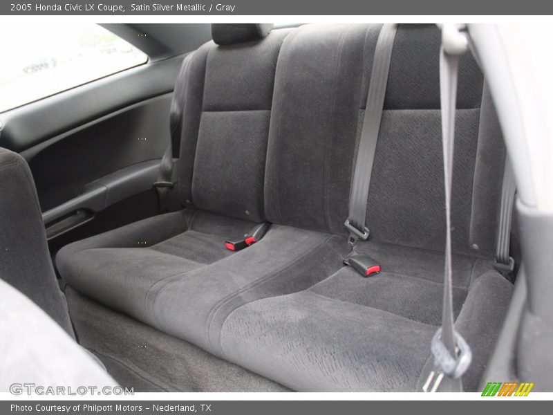 Satin Silver Metallic / Gray 2005 Honda Civic LX Coupe