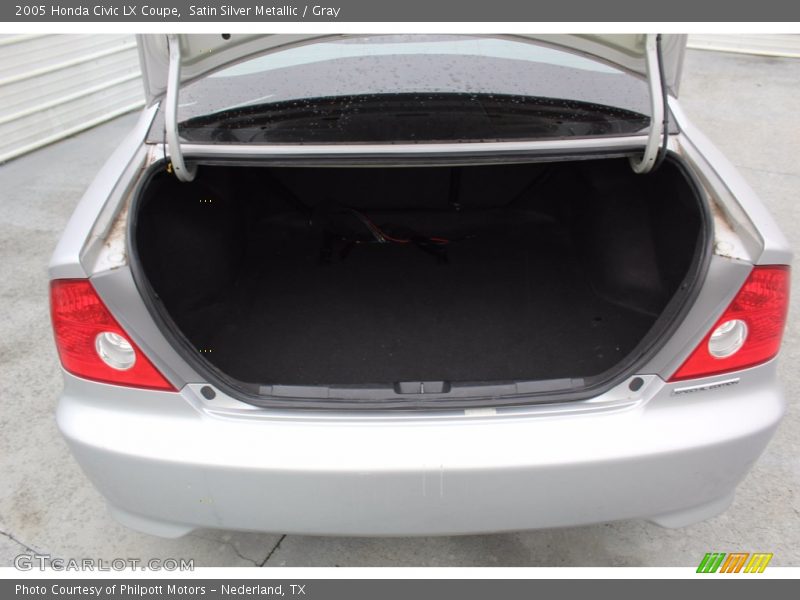 Satin Silver Metallic / Gray 2005 Honda Civic LX Coupe