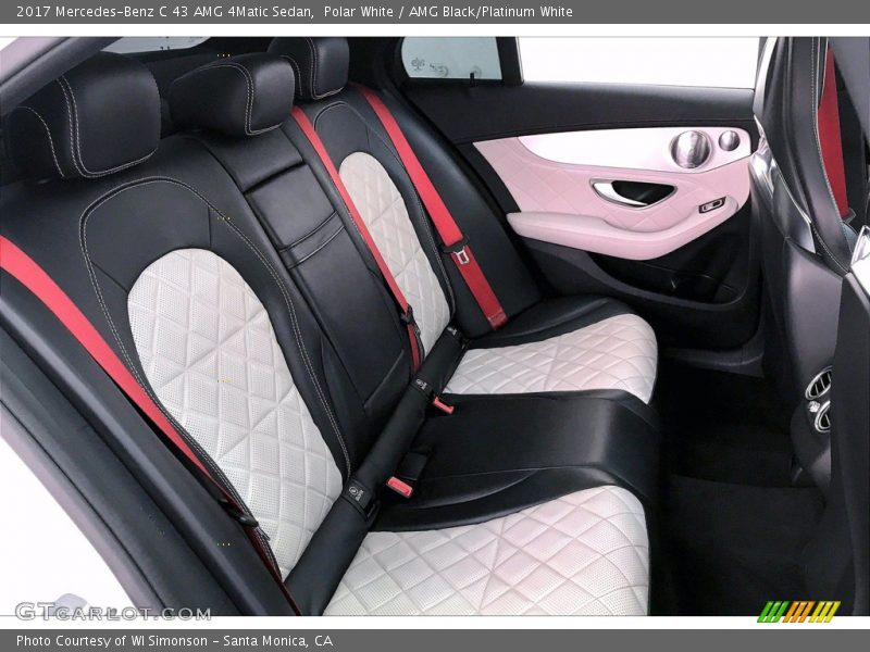 Rear Seat of 2017 C 43 AMG 4Matic Sedan