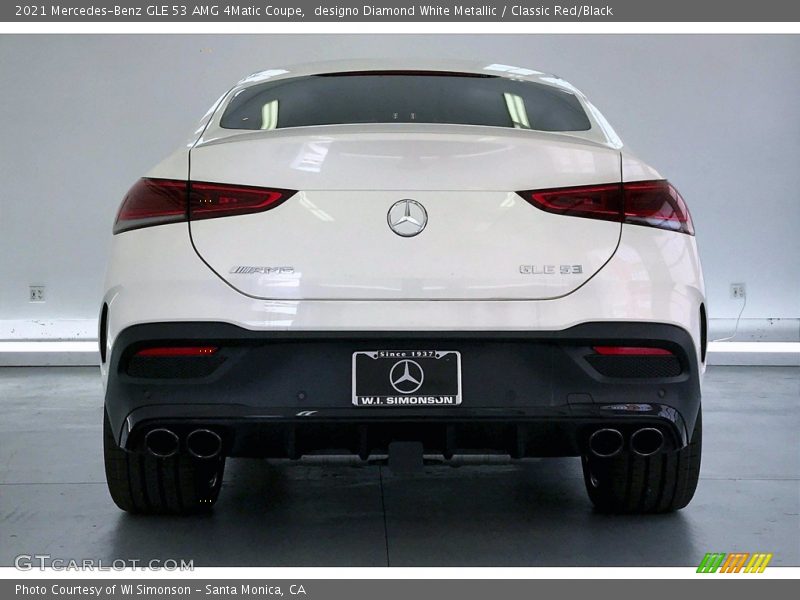 designo Diamond White Metallic / Classic Red/Black 2021 Mercedes-Benz GLE 53 AMG 4Matic Coupe