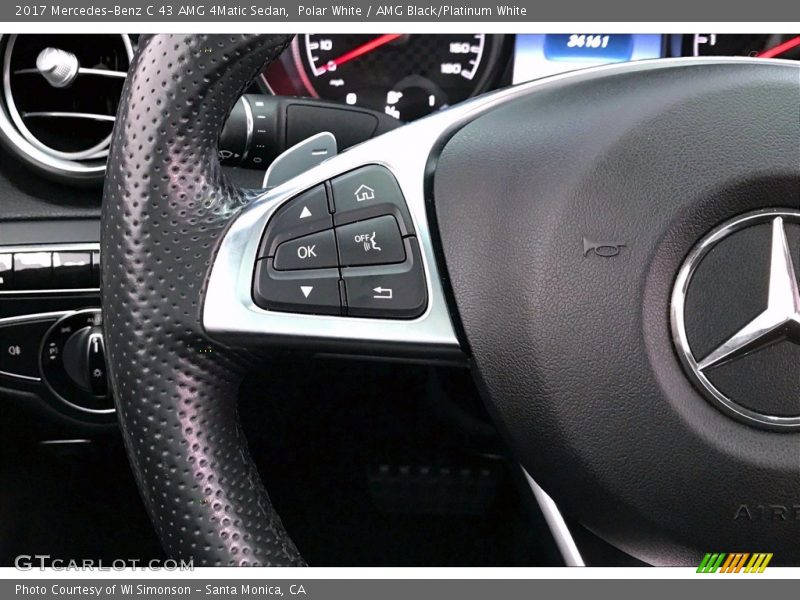 Controls of 2017 C 43 AMG 4Matic Sedan
