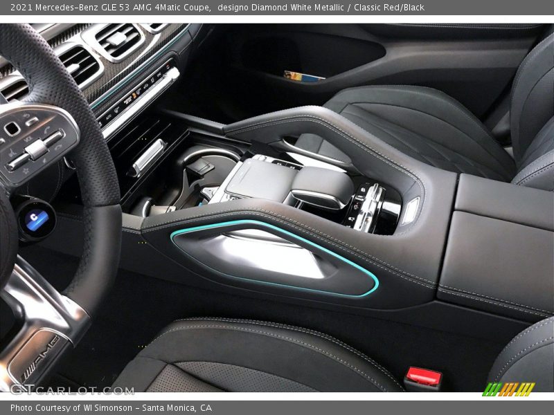 Controls of 2021 GLE 53 AMG 4Matic Coupe