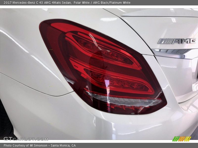 Polar White / AMG Black/Platinum White 2017 Mercedes-Benz C 43 AMG 4Matic Sedan