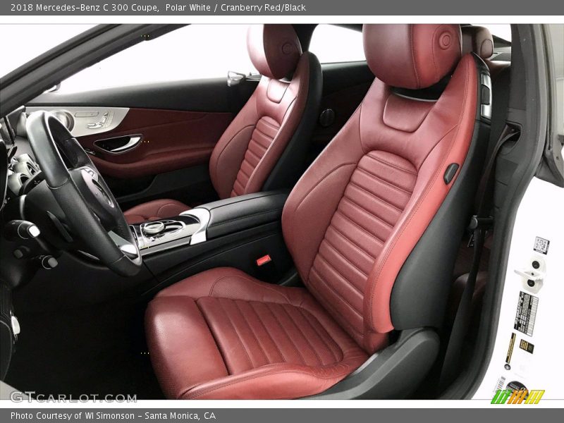 Front Seat of 2018 C 300 Coupe