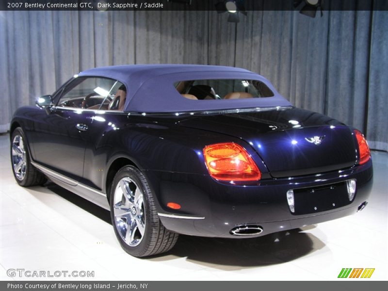 Dark Sapphire / Saddle 2007 Bentley Continental GTC