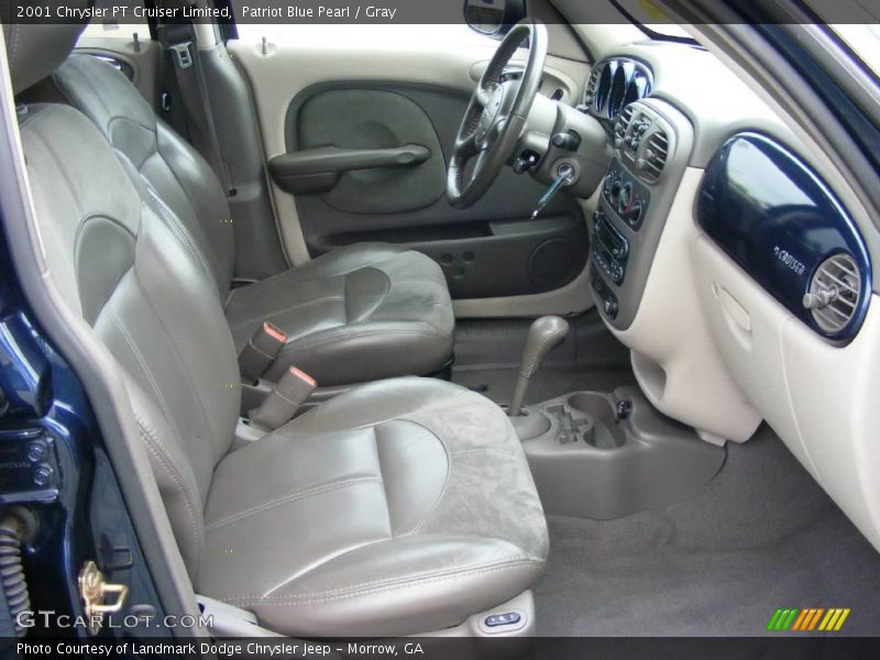 Patriot Blue Pearl / Gray 2001 Chrysler PT Cruiser Limited